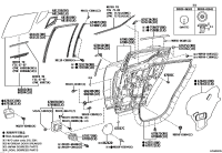 68124F4050-GLASS RR DOOR