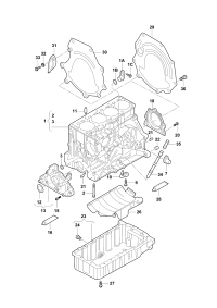 06A103101BD-Cylinder block w/piston
