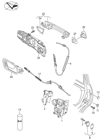 L5K4839015B-AUDI TT MK2 WINDOW MECHANISM