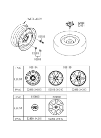 529103K310-WHEEL ASSY-ALUMINIUM