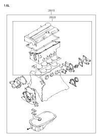 2091023R00-GASKET KIT-ENGINE OVERHAUL