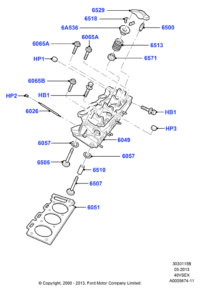 2L2Z6505BA-VALVE,EXHAUST