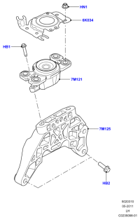 LR024741-BRACKET,HARNESS