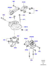 LR024730-RUBBER,T/MISSION MT