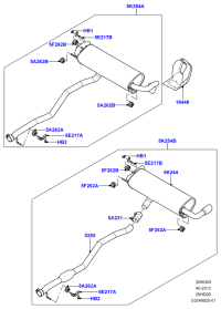 LR000953-CLAMP, ROCKER PANEL