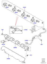 LR049649-INLET,WATER PUMP