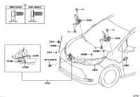 5341008030-HINGE ASSY, HOOD, RH