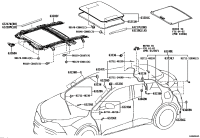 63201F4020-GLASS SUB-ASSY, SLIDING ROOF