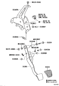 313010D200-PEDAL SUB-ASSY, CLUTCH