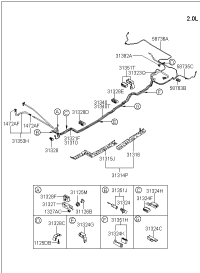 313232E000-Tube assy-quick connector