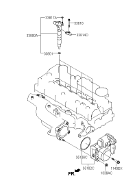 338162F000-BOLT ASSY-INJECTOR CLAMP
