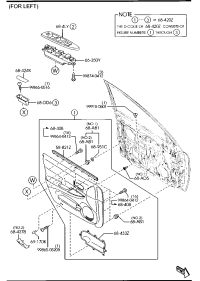 GP9A66350-SWITCH POWERWINDOW