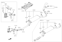 286502P420-MUFFLER ASSY-CTR(FRONT)
