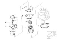 31336779613-SUSP STRUT BRG FRT L/R E66/7SR