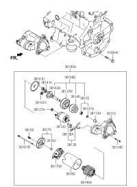 3610003701-STARTER12V 13T 1.4KWTOY CAMRY 4 CYL