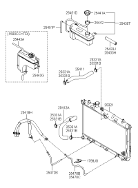2541117202-HOSE-RADIATOR UPR