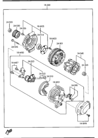 L33G18300A-ALTERNATOR 14V/150A-S(W220)199