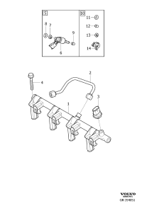 982804-GASKET,CYL HEAD RH-L494