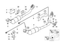 18307500541-Cylinder 1-4, exhaust catalytic converter