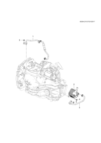 24109758-Pipe assy-a/t assist oil pump mldg