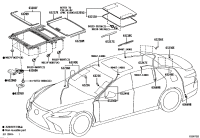 6320150270-GLASS SUB-ASSY, SLIDING ROOF