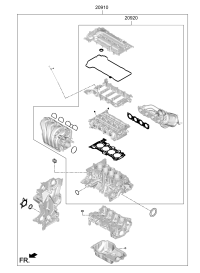 209102MD01-GASKET KIT-ENGINE OVERHAUL