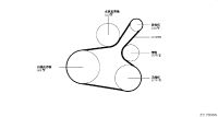 117202FJ0A-BELT-FAN & ALTERNATOR