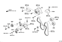 SU00300500-PULLEY SUB-ASSY, IDLER, NO.1