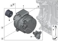 12317604782-ALTERNATOR 14V/150A-S(W220)199