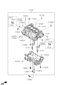 303B32BU00-BLOCK ASSY-CYLINDER