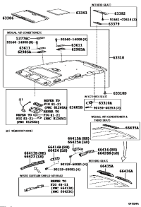 6331060820A0-HEADLINING ROOF