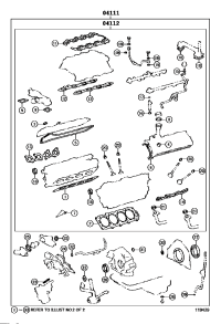 0411150122-GASKET KIT, ENGINE OVERHAUL