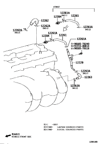 122620C010-HOSE, VENTILATION, NO.2
