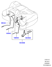 LR000977-PIPE,FUEL LEAK