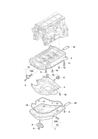06J103600BF-Piece-oil pan lwr