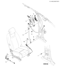 94550486-Belt retractor, front (ti silver)