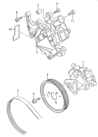 4F0145156A-STEERING PUMP 120B-PANAM
