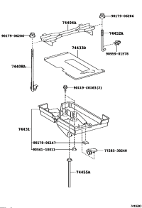744040N010-CLAMP SUB-ASSY
