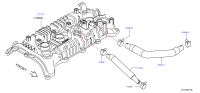 118235RF5A-HOSE BLOWBY GAS
