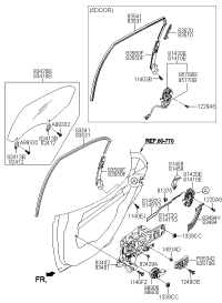 957452F020-ACTUATOR -RR DR LO