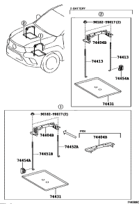 74404KK010-CLAMP SUB-ASSY