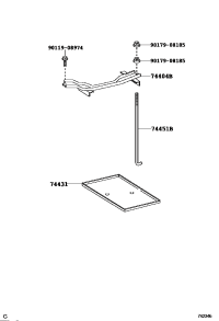 7440460150-CLAMP SUB-ASSY, BATTERY