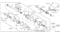 391011JA0C-SHAFT ASSY FRON