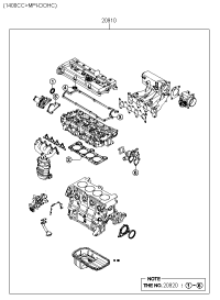 2091026L00-GASKET KIT-ENGINE OVERHAUL