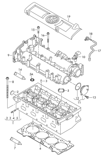 03C103383AF-Gasket, cylinder head