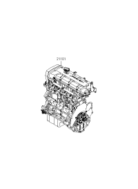KZ34502100-ENGINE ASSY-SUB