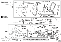 7151202D00-Pad, fr seat