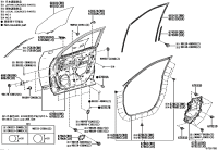 670010E220-PANEL SUB-ASSY, FRONT DOOR, RH