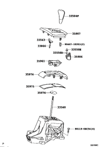 3356042030-UNIT ASSY, SHIFT LOCK CONTROL