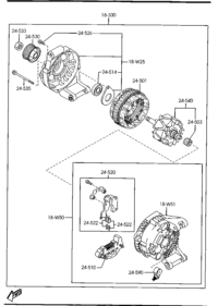 LF1F18300-ALTERNATOR